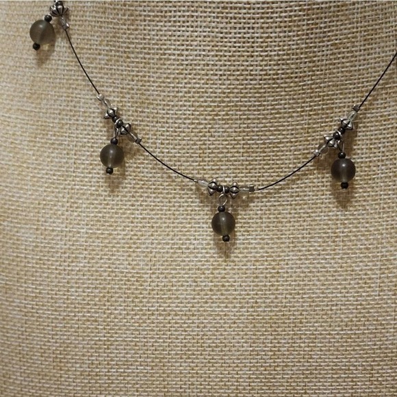 TRESKA beaded illusion necklace‎ new - Picture 3 of 3